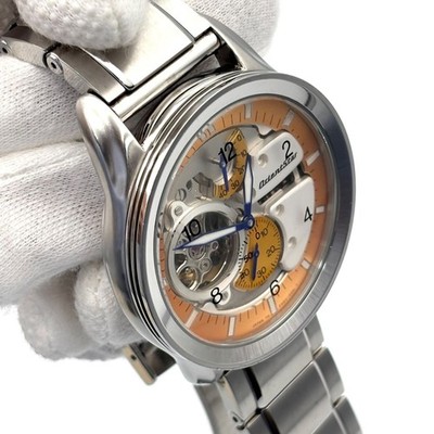 Orient Star Retro-Future Bike Model WZ0071FH Orange Dial Automatic Watch Men's