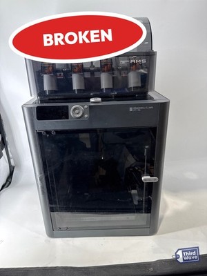 (BROKEN) Bambu Lab P1S Combo 3D Printer AMS Multi-Color High Speed Black