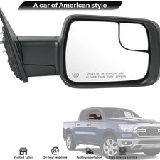 Power Fold Side Mirror Right Passenger W/Signal Heated For Ram 1500 2019-2024