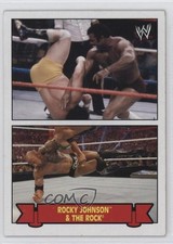 2012 Topps Heritage WWE Family History Rocky Johnson & The Rock #4 2u3