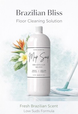 Bliss Fragrance Floor Cleaner | Hardwood, Tile, Laminate Mop Soap Lasting Scent