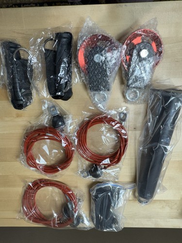 BULLET PULLEY 3-in-1 Cable System Double Kit with (2) Anchor Pad and (2) Handles - Picture 7 of 12