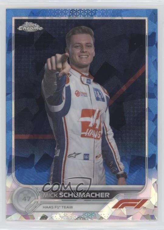 2022 Topps Chrome Sapphire Edition Formula 1 F1 Racers Mick Schumacher #69 w1s