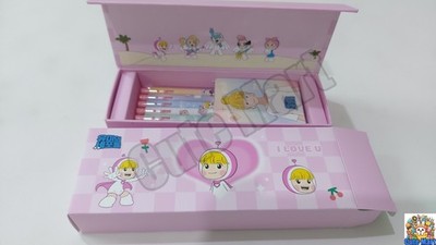 Monami 153 Yumi's Cells Ballpoint 6 Pens Webtoon Love Set Pink