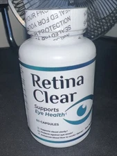 Sealed Retinaclear Eye Health Supplement, 60 Caps, Slightly Exp 10/27
