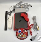 Nintendo Wii Mini Console Red RVL-201(USA) + Mario Bros Wii Game Full Bundle