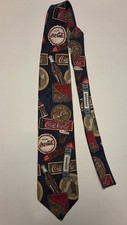 Coca-Cola Men's Vintage Necktie 100% Silk Made in USA 58"