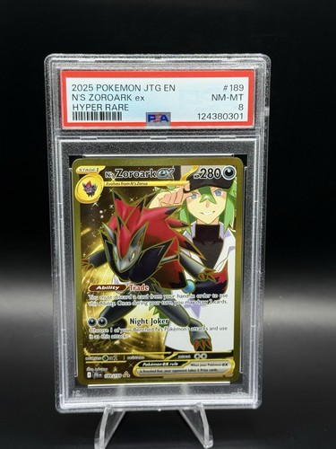 N's Zoroark ex graded PSA 8 for sale on eBay