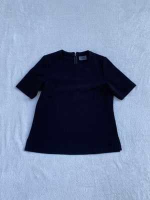Women s Chanel Property Not for Resale Back-Zip Shirt Black Sz M