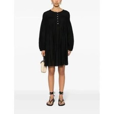 Isabel Marant toile Dress Ad liaani Black 36 New