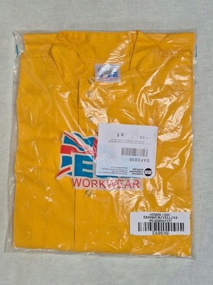 E&E Workwear EEHWCR Howie Laborkittel gelb Größe Regular 42'' 107 cm