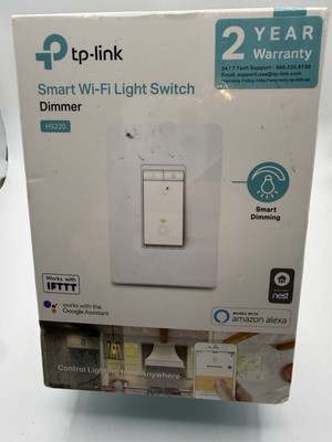 TP-Link HS220 Smart Wi-Fi Light Switch Dimmer Alexa Google Assistant Sealed