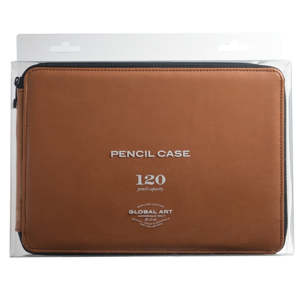 Art Products Genuine Leather Storage Case for Pencils, Marke