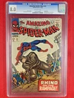 The Amazing Spider-Man #43 CGC 8.0 (Marvel Comics December 1966) RHINO