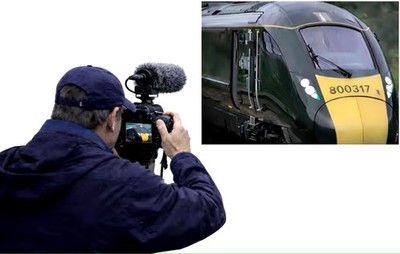 4K Train Spotting Kamera 5x optischer Zoom Shotgun Mikrofon UK Eisenbahn Video