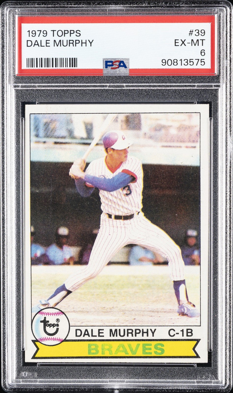 1979 TOPPS #39 DALE MURPHY PSA 6