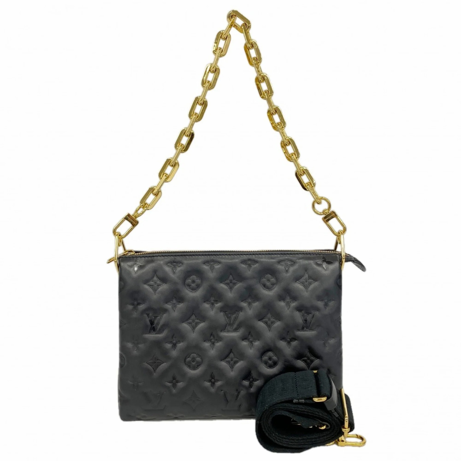 Louis Vuitton Monogram Embossed Coussin PM Shoulder Bag M21260 Noi... GZl1jd80