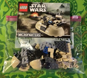 LEGO 75029 Star Wars AAT Microfighter 100% Complete w/ Manual - No Box