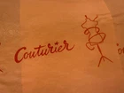 Vtg 1940s MCM COUTURIER SEAM GARTER STOCKINGS, 1pr ,MINT in TISSUE. Sz 10