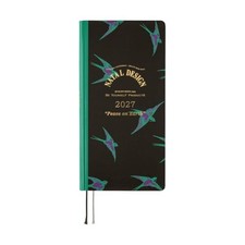 Hobonichi Techo 2027 Weeks English NATAL DESIGN Lucky Swallow Slim Vertical