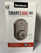 Kwikset 910 SmartCode Z-Wave Deadbolt - Satin Nickle - NEW / OPEN BOX