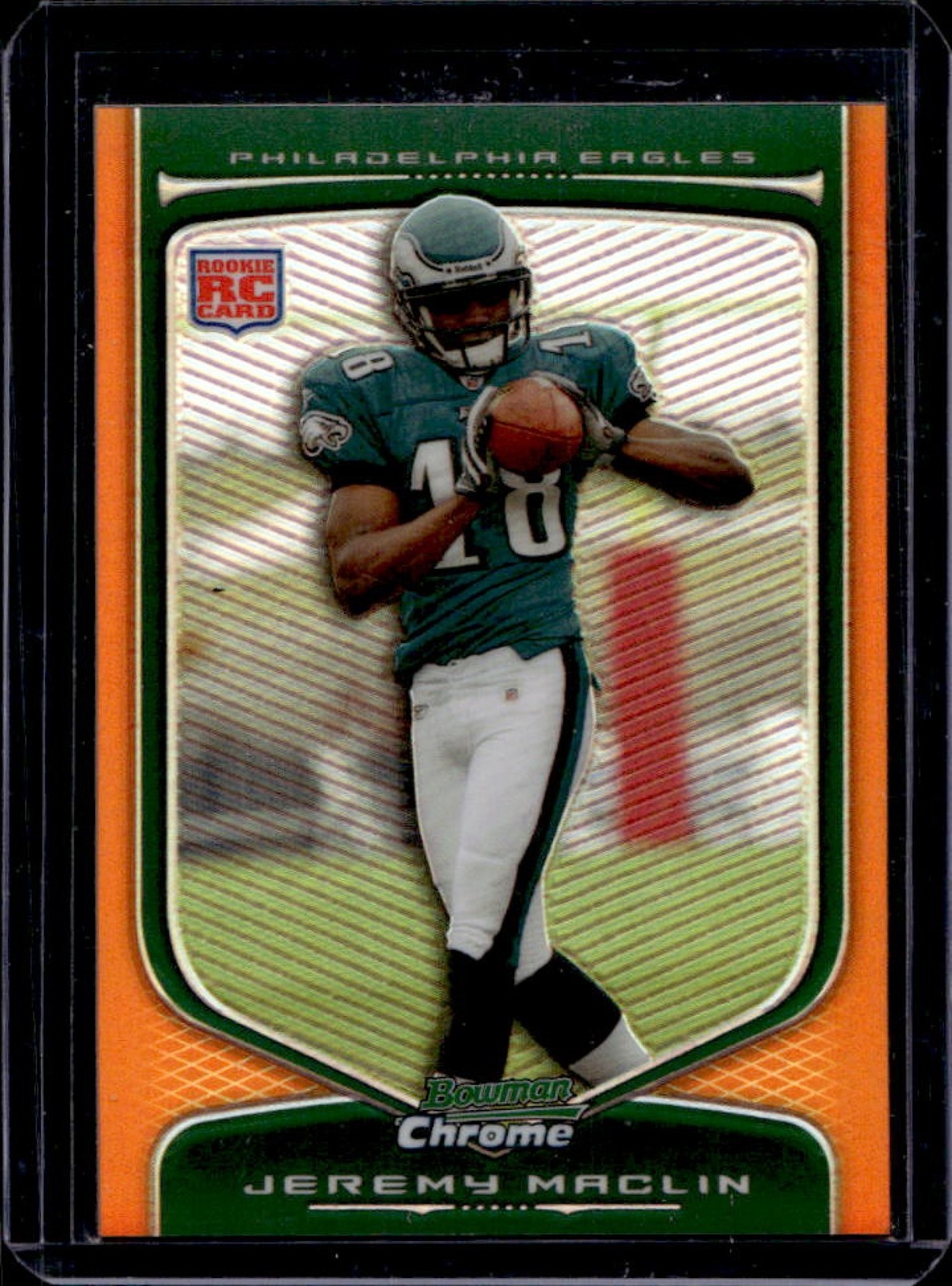 Jeremy Maclin Bowman Chrome #140 Orange Refractor