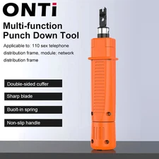 ONTi 110 Wire Cutter Tool Double Head for Network Phone Module Patch Panel