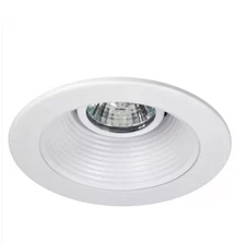 12- 4 in. White Recessed Baffle Trim (BLV98 Max, 50W, MR16