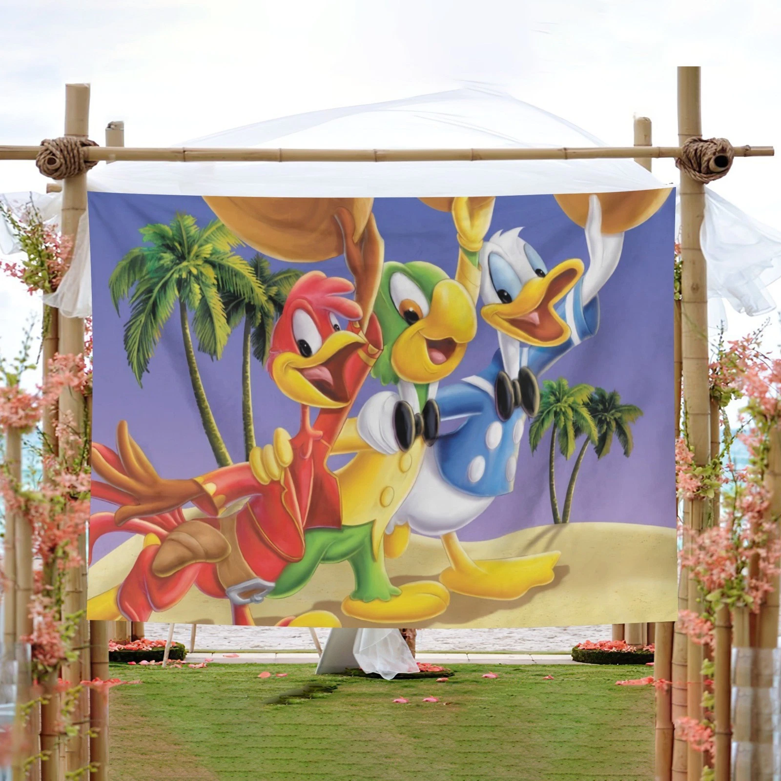The Three Caballeros Tapestry Wall Decor for Bedroom Dorm