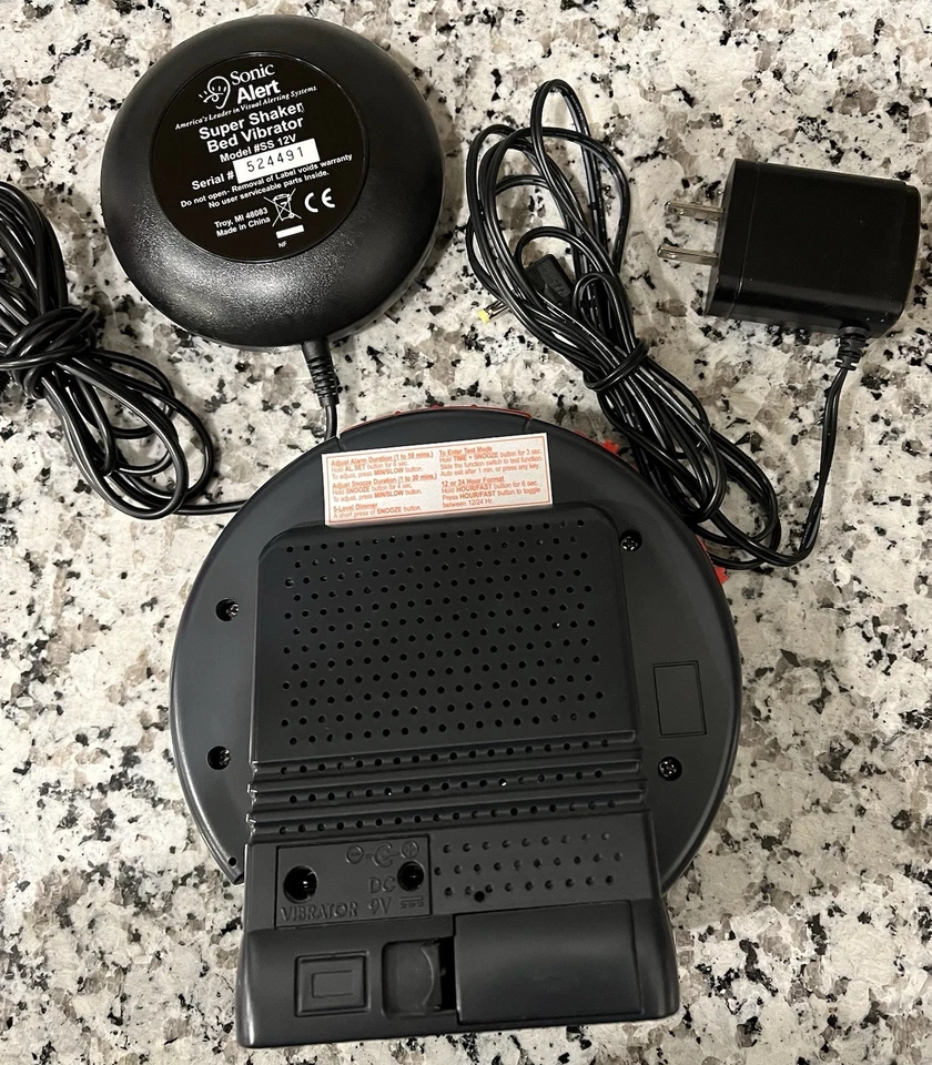 Sonic Alert “Sonic Bomb” Extra‑Loud Alarm Clock w/ Bed Shaker (Dual Alarm) - Image 2 of 4