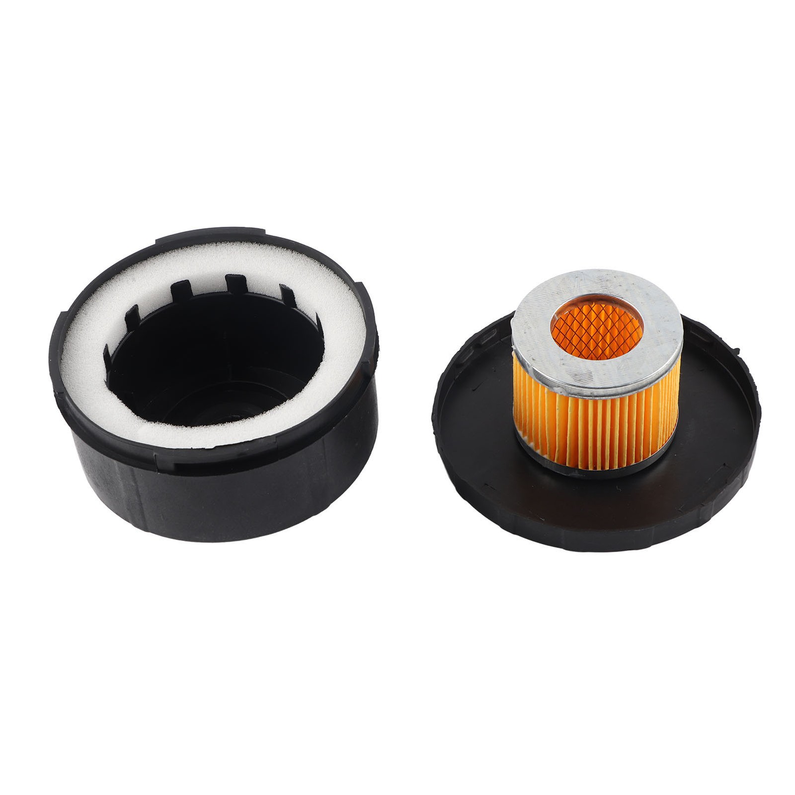 Air Compressor Silencer Plastic Shell Round Muffler3/4 25mm Filter Intake Dia 80