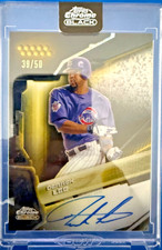 2026 Topps Chrome Black Derrek Lee Gold Auto /50 CBA-DL 39/50 Factory Sealed