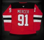 Dawson Mercer Signed Autographed New Jersey Devils Red Hockey Jersey JSA COA