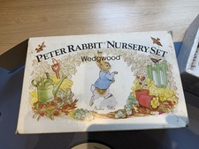 Peter Rabbit Wedgewood 4 Piece Nursery Set. Vintage. Excellent Condition