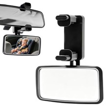 360  Curved Car Mirror without Dead Angle, Adjustable Wide-Angle Convex Auto