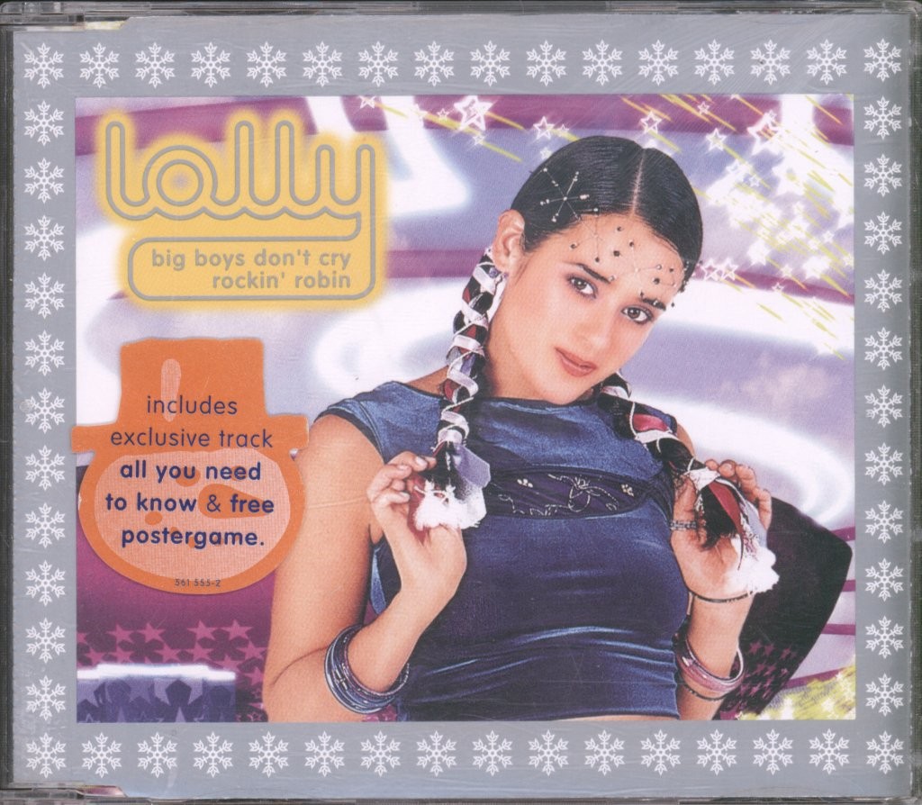Lolly Big Boys Don't Cry / Rockin' Robin CD UK Polydor 1999 single. Has info