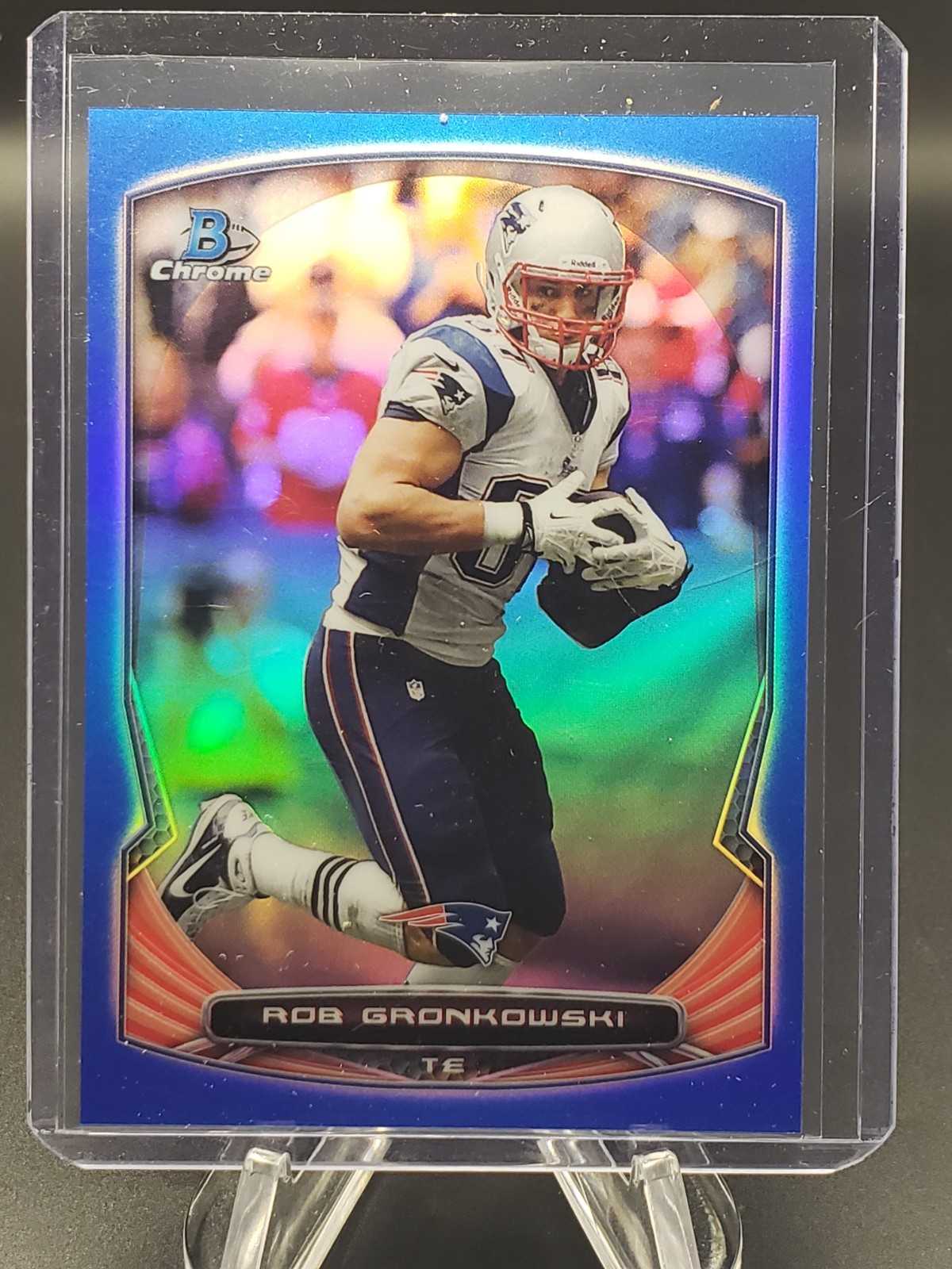 2014 Bowman Chrome - Rob Gronkowski #68 Blue Refractor /199