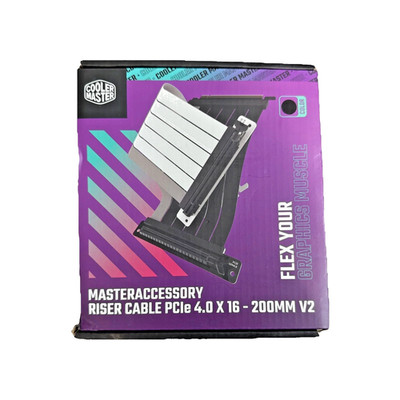Cooler Master MasterAccessory Riser Cable PCIe 4.0 x16 200mm V2 Black