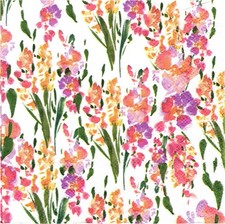  2 Paper Beverage Napkins for Decoupage/Mixed Media - Watercolor Flowers spring