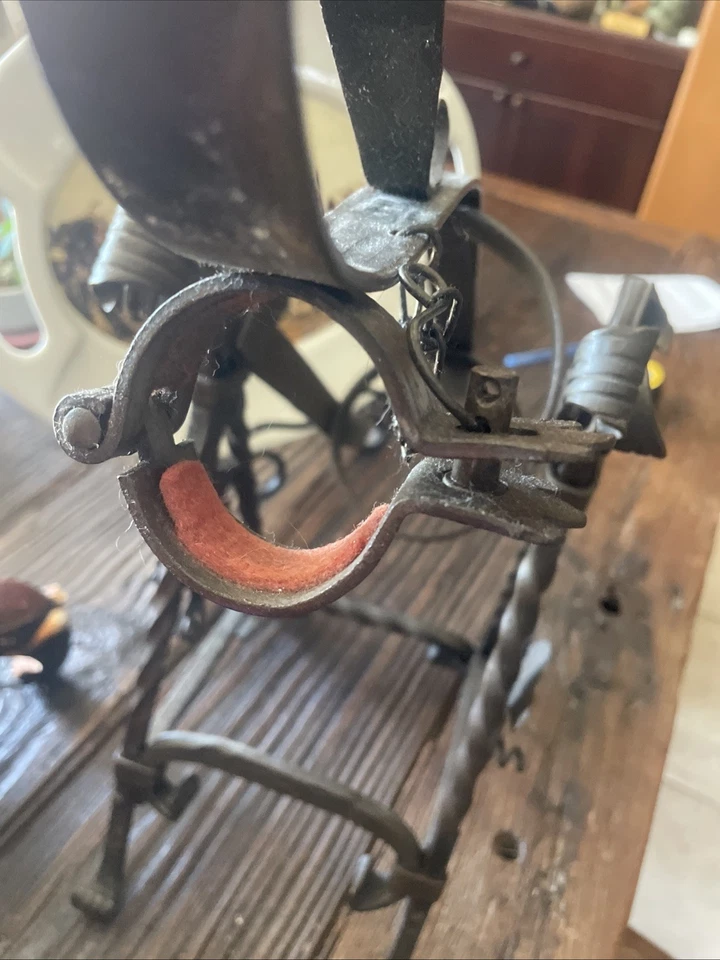 Vintage Wrought Iron Asbach Uralt 3 Liter Brandy Pourer Made In Germany - Image 3 of 4