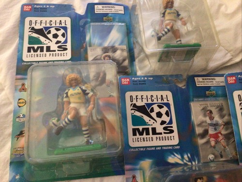 1996 Bandai/JOHN HARKES MLS Fußball Figur, Tag Ramos, Carlos Valderramo Lesen - Bild 4 von 8