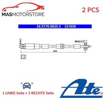 BREMSSCHLAUCH BREMSLEITUNG PAAR ATE 245176-06253 2PCS A FÜR SEAT IBIZA V,ARONA