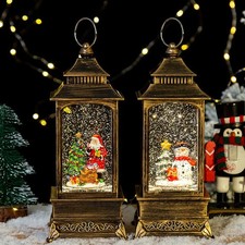 LED Christmas Music Box Snowflakes Snowfall Christmas New Year Gift Home Decor