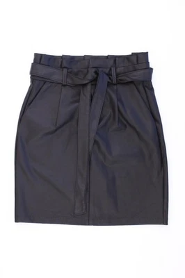 ✨ Véritable jupe femme à la mode taille 32, XS noir polyester - Photo 1/4
