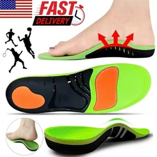 Orthotic Insoles For Flat Feet High Arch Support Plantar Fasciitis Shoe Inserts