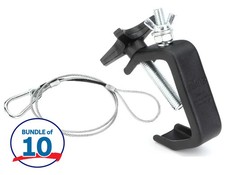 Chauvet DJ CLP-03 Light-duty C-Clamp with Safety Cable 10-pack