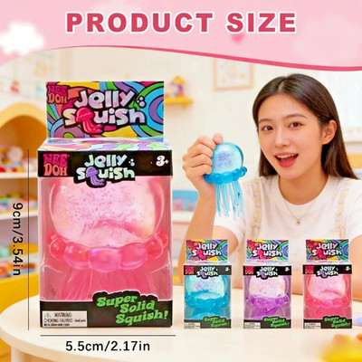 Nee Doh Jellyfish Jelly Squish Stress Toy Fidget Squeeze NeeDoh Trending Special