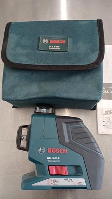 Bosch GLL3-80P Laser Level Bright High Precision 40m Range Batteries Included