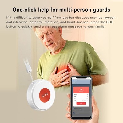 SOS Panikschalter für Tuya Smart System Home Security Assistenzgerät