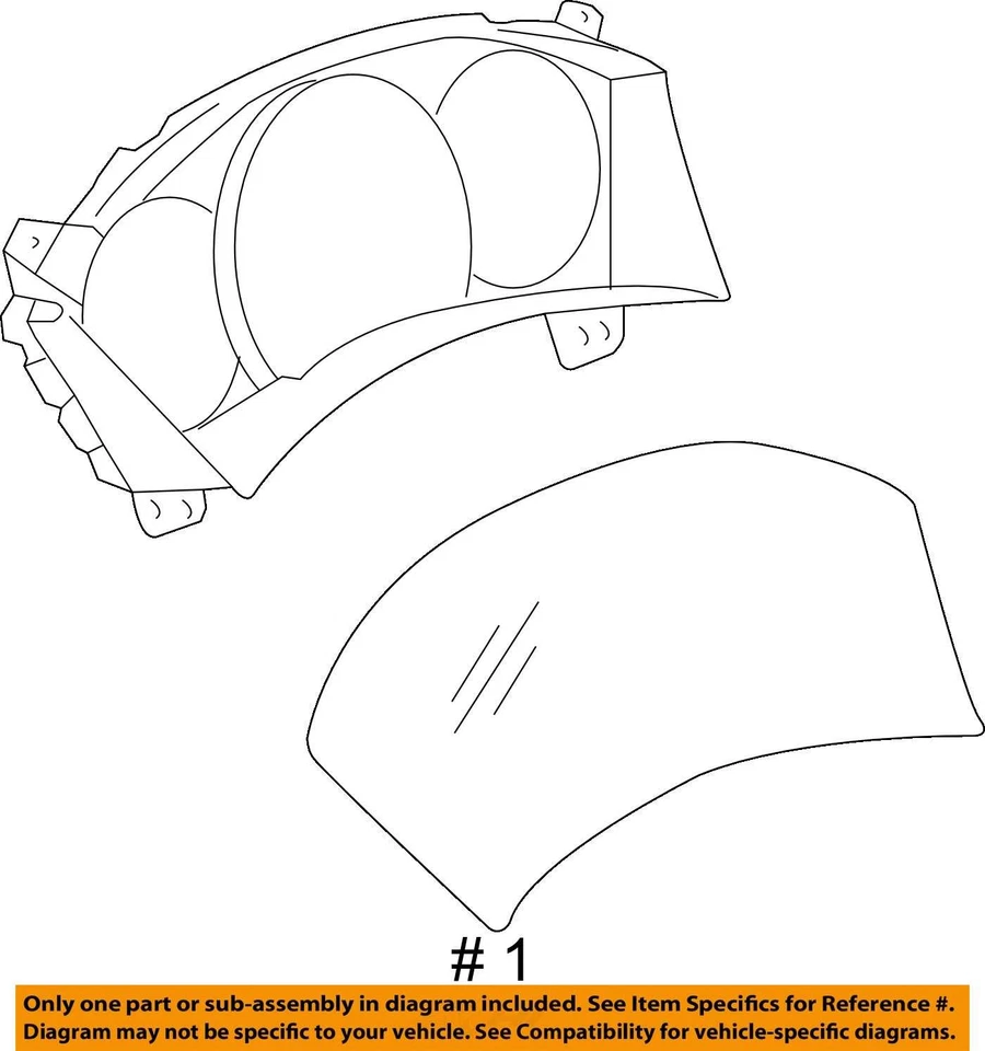 2008-2008 Pontiac Grand Prix Speedometer Instrument Cluster Gauges D4W74 - Image 4 of 4